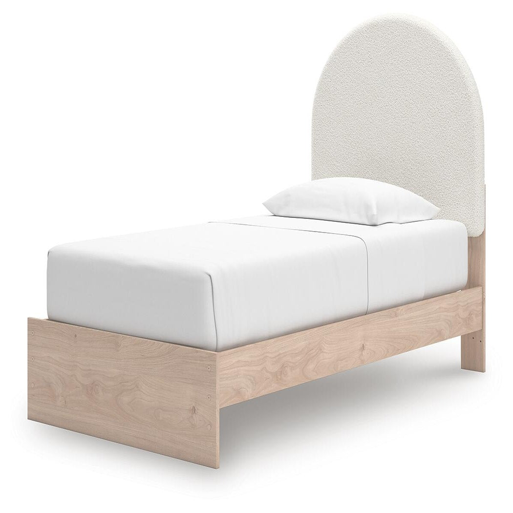 Arloster Twin Upholstered Panel Bed (PCB1566-SI) - Image 2
