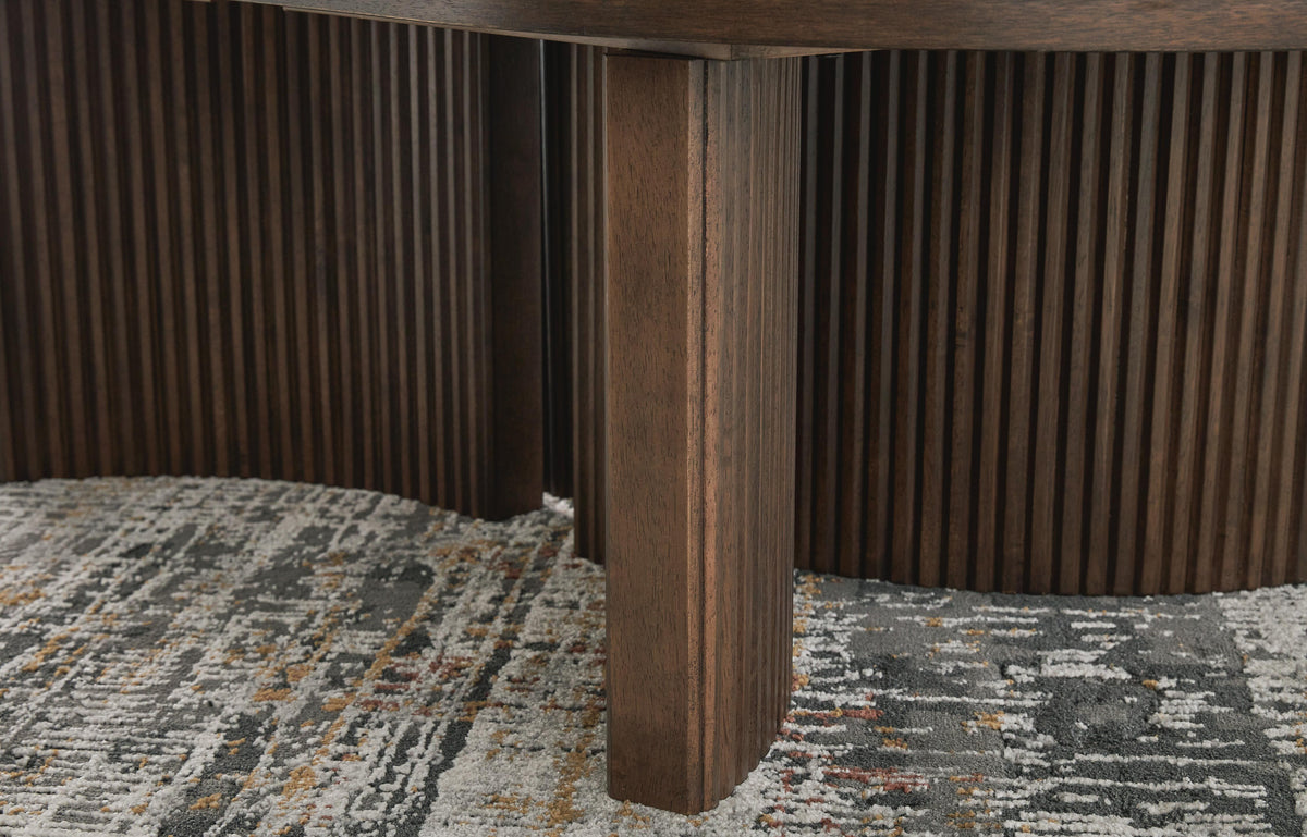 Korestone Coffee Table - Dark Brown  (T689-SI) - Image 8