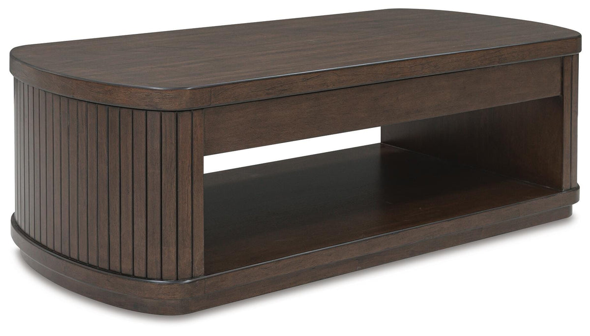 Korestone Lift-Top Coffee Table - Dark Brown  (T679-SI)