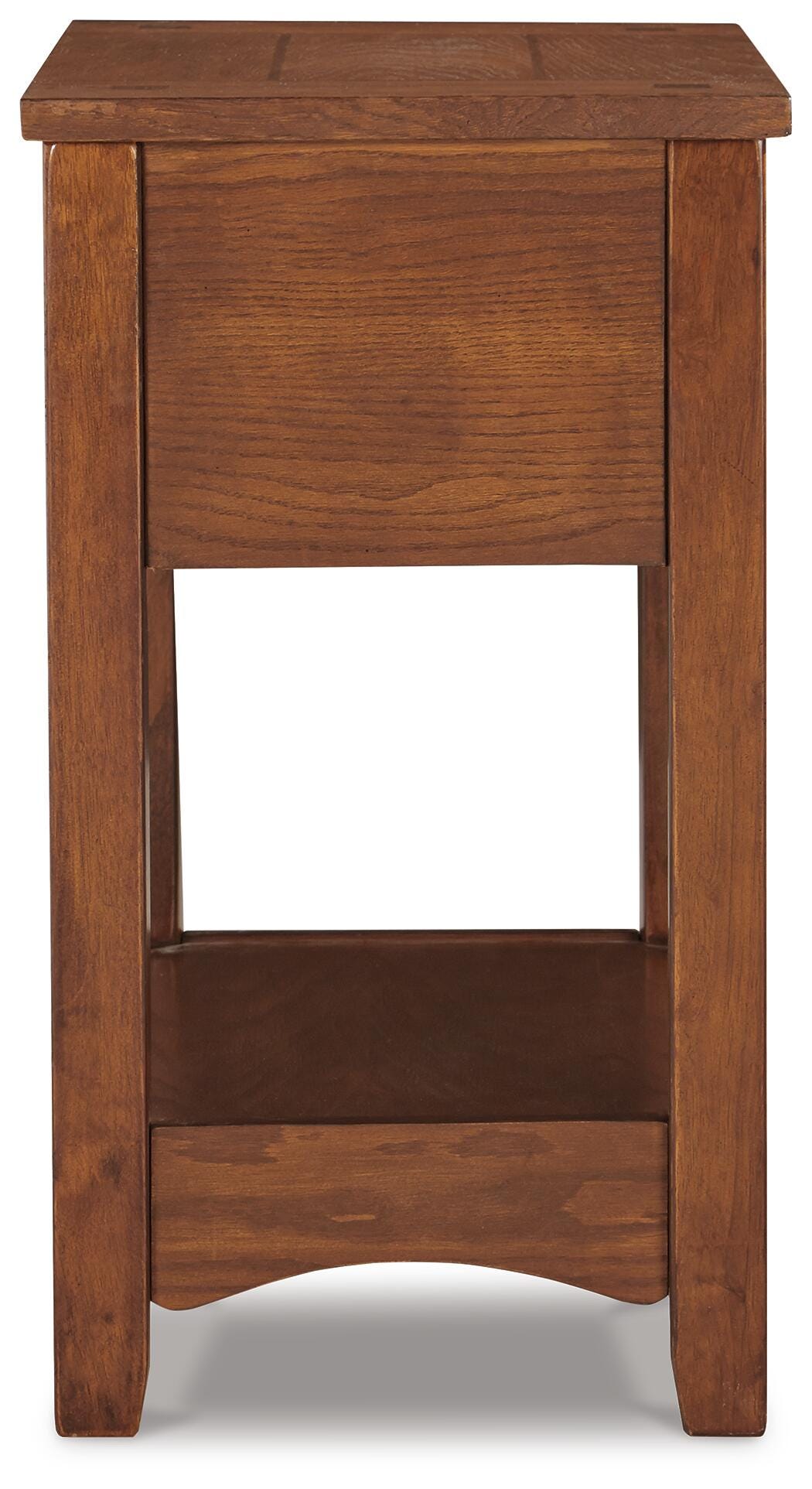 Breegin Chairside End Table - Brown  (T007-SI) - Image 4