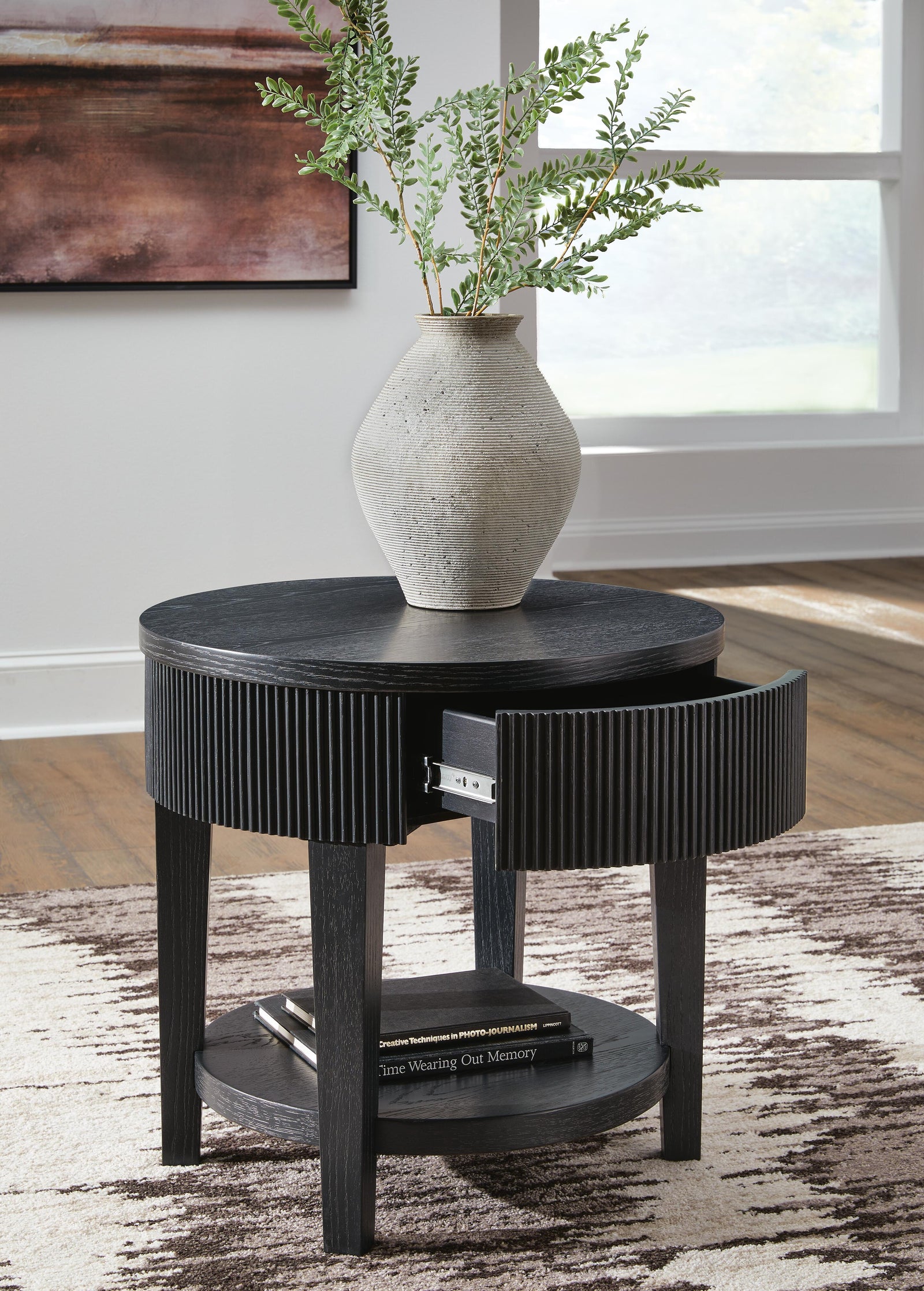 Marstream End Table - Black  (T551-SI) - Image 6