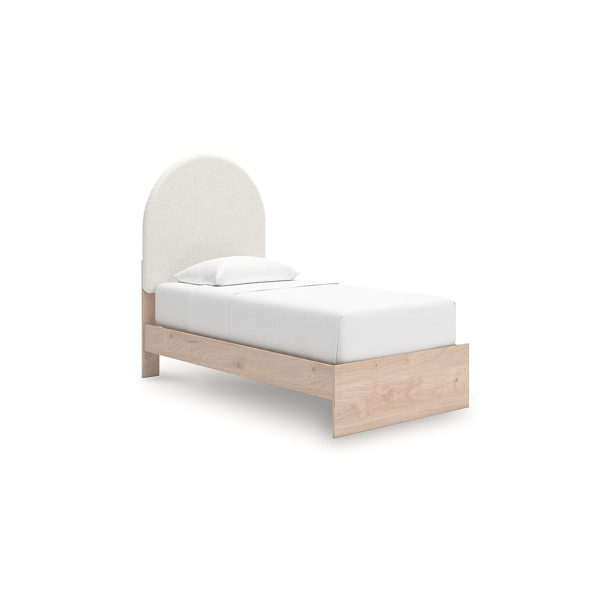 Arloster Twin Upholstered Panel Bed, Dresser and Mirror (PCB1566-SI) - Image 10