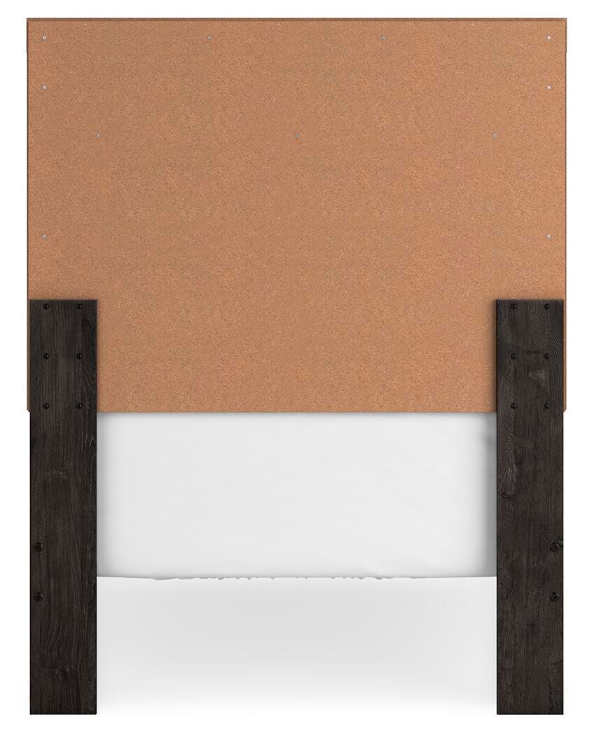 Belachime Panel Bed, Dresser and Mirror - Charcoal  (B2589-SI) - Image 9