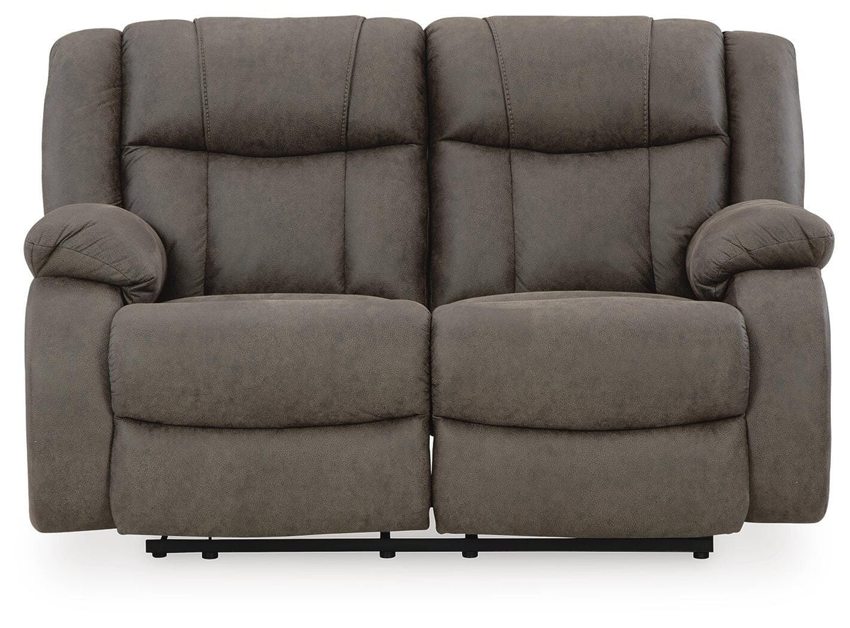 First Base Reclining Loveseat and 2 Recliners (68804-SI) - Image 8