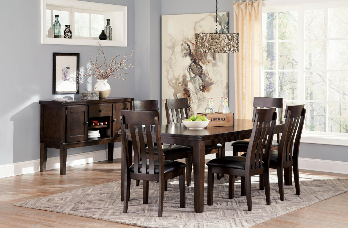 Haddigan Dining Table and 6 Chairs (D596-SI) - Image 5