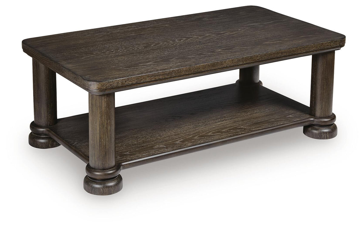Bannette Coffee Table - Dark Brown  (T605-SI) - Image 3