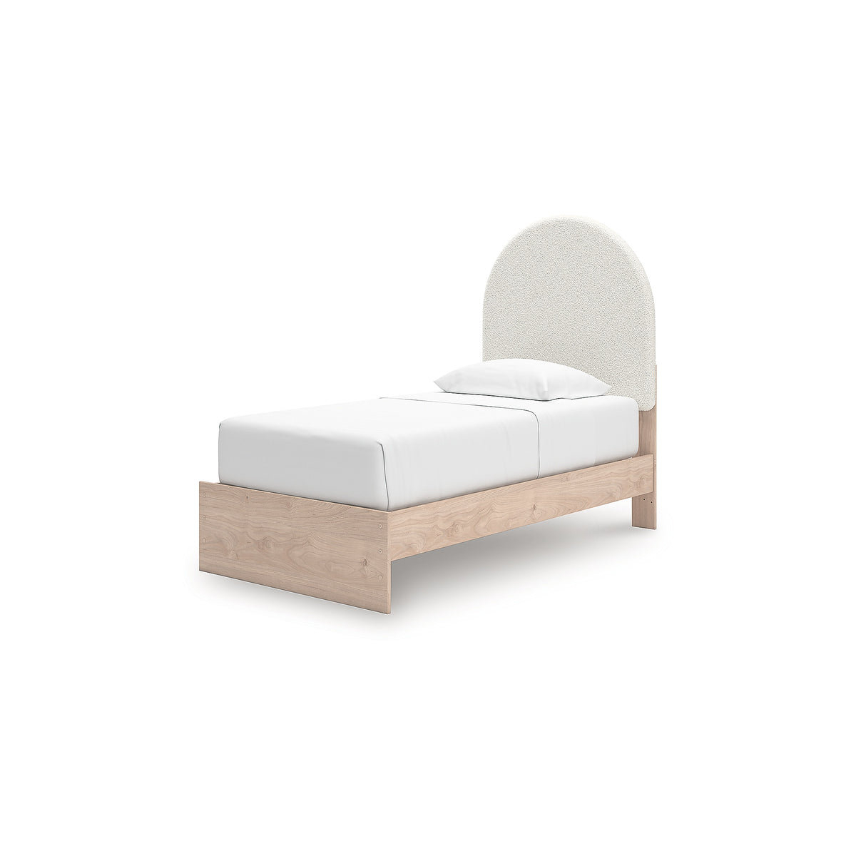Arloster Twin Upholstered Panel Bed, Dresser and Mirror (PCB1566-SI) - Image 14