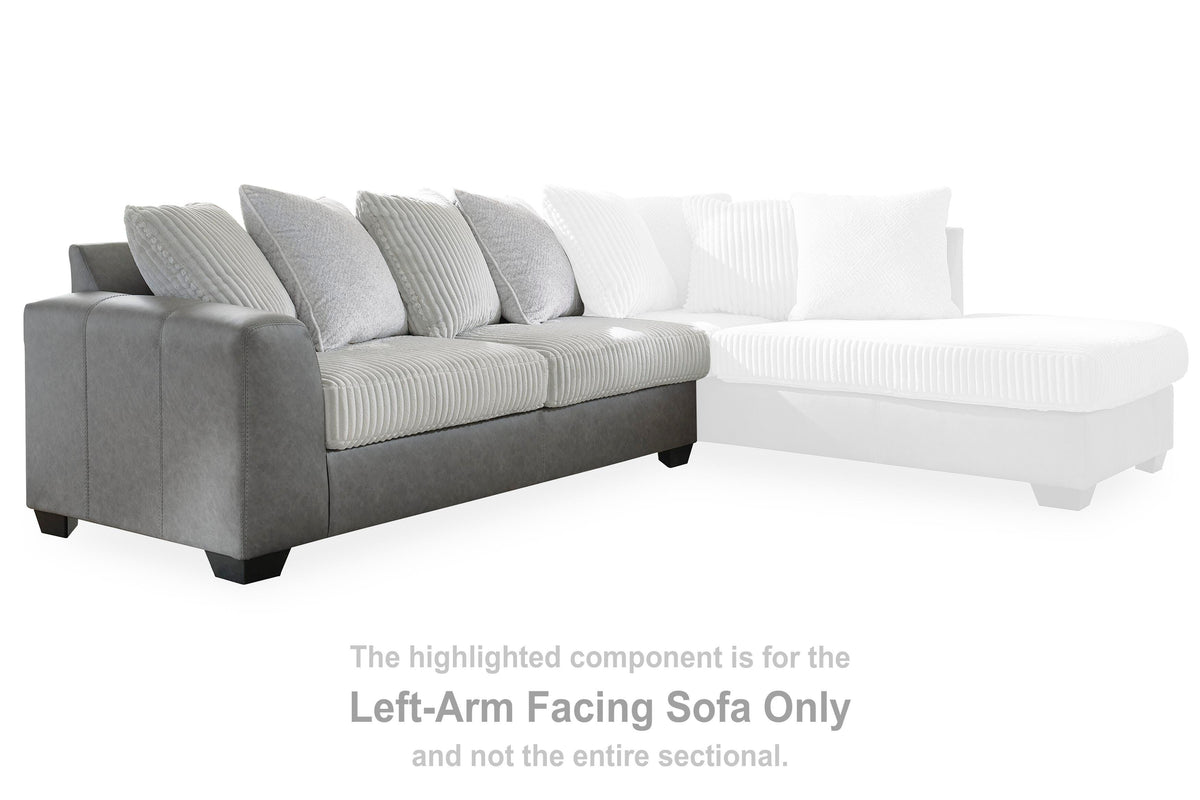 Clairette Court Left-Arm Facing Sofa (31503-SI) - Image 17