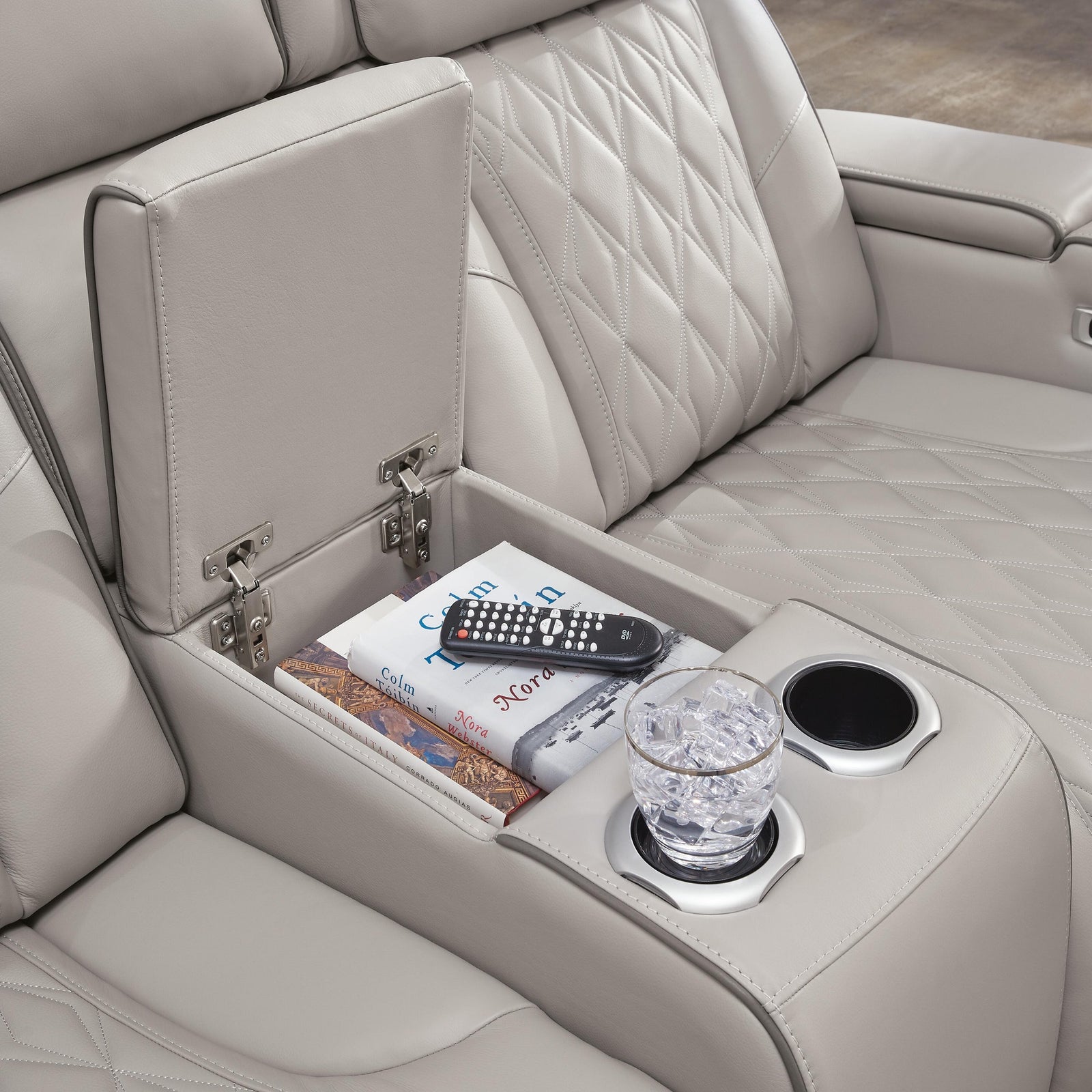 Boyington Power Reclining Loveseat with Console (U27105-SI) - Image 9