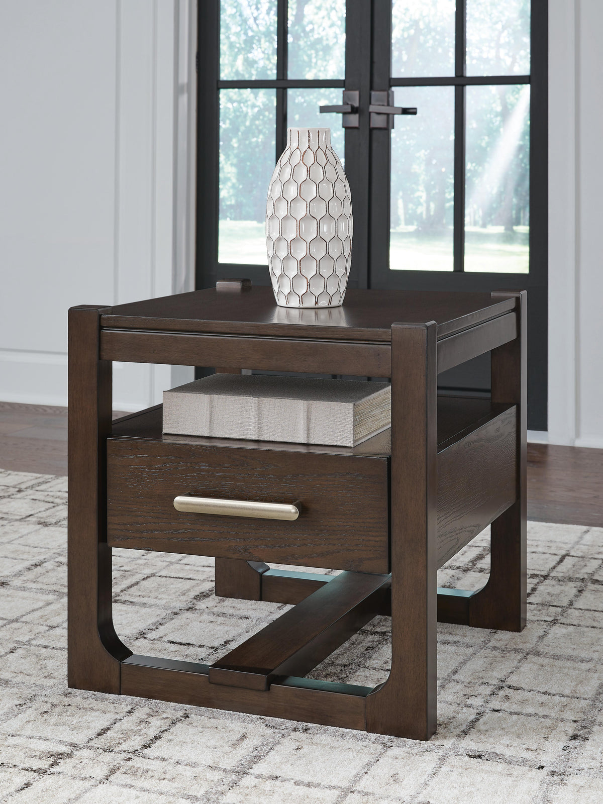 Breckington End Table - Dark Brown  (T856-SI) - Image 2