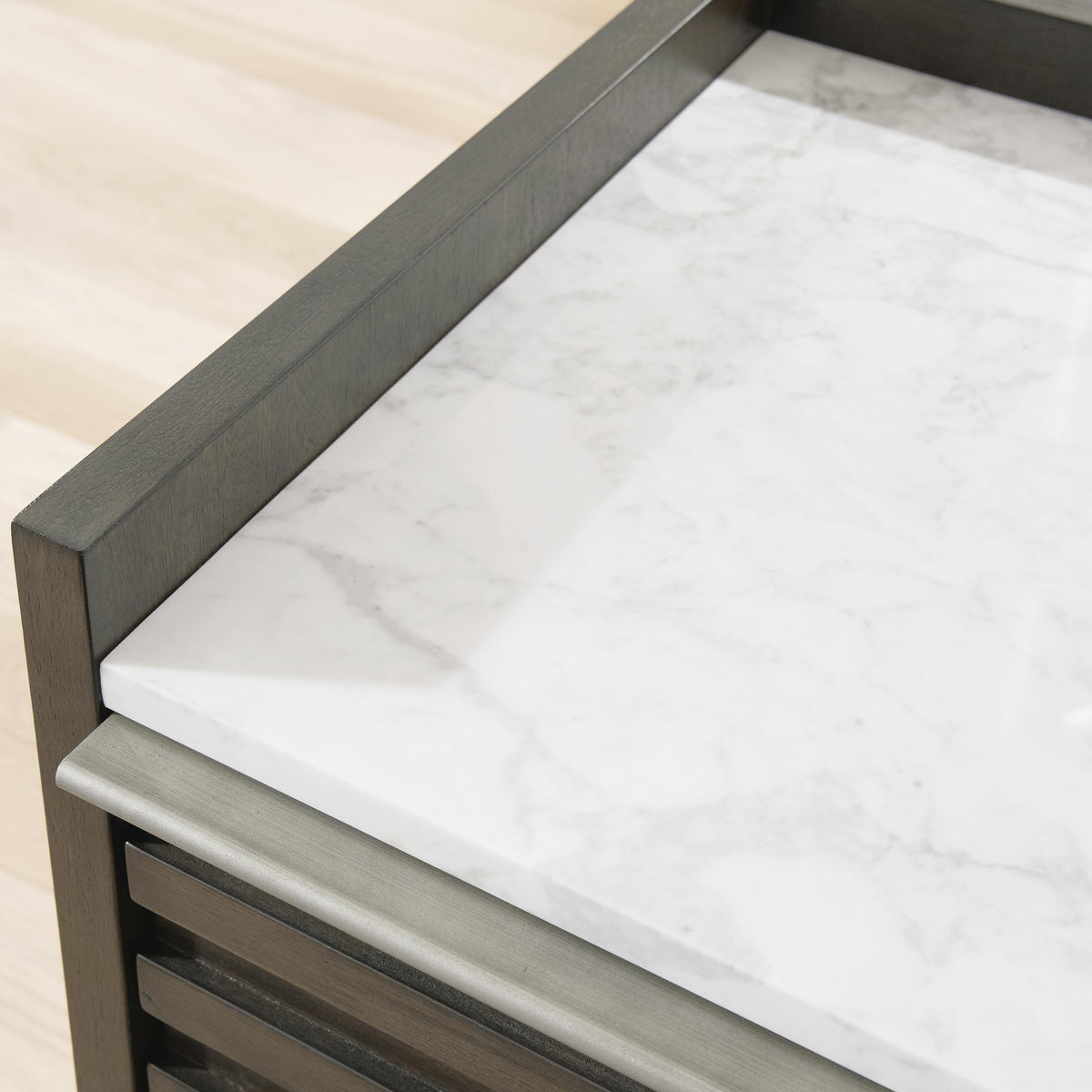 Arkenton Nightstand - Grayish Brown/White  (B786-SI) - Image 7