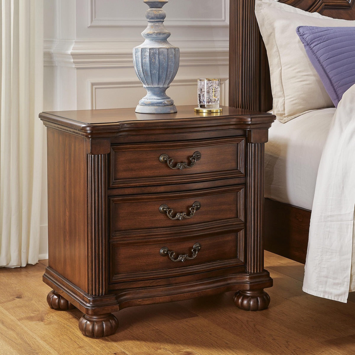 Lavinton Nightstand - Brown  (B764-SI) - Image 6