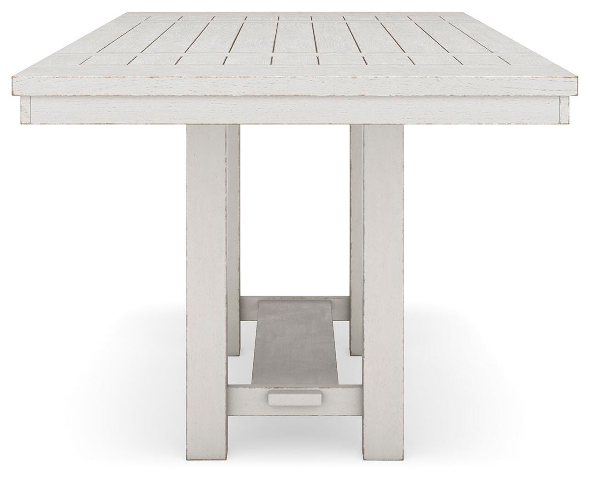 Robbinsdale Counter Height Dining Table, 2 Barstools, Bench and Server (D642-SI) - Image 15