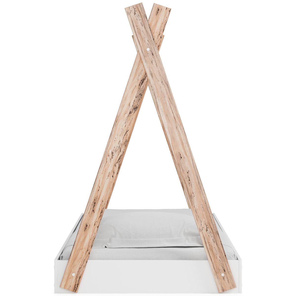 Piperton Tent Complete Bed in Box (Youth) - Two-tone Brown/White  (EB1221-SI) - Image 13