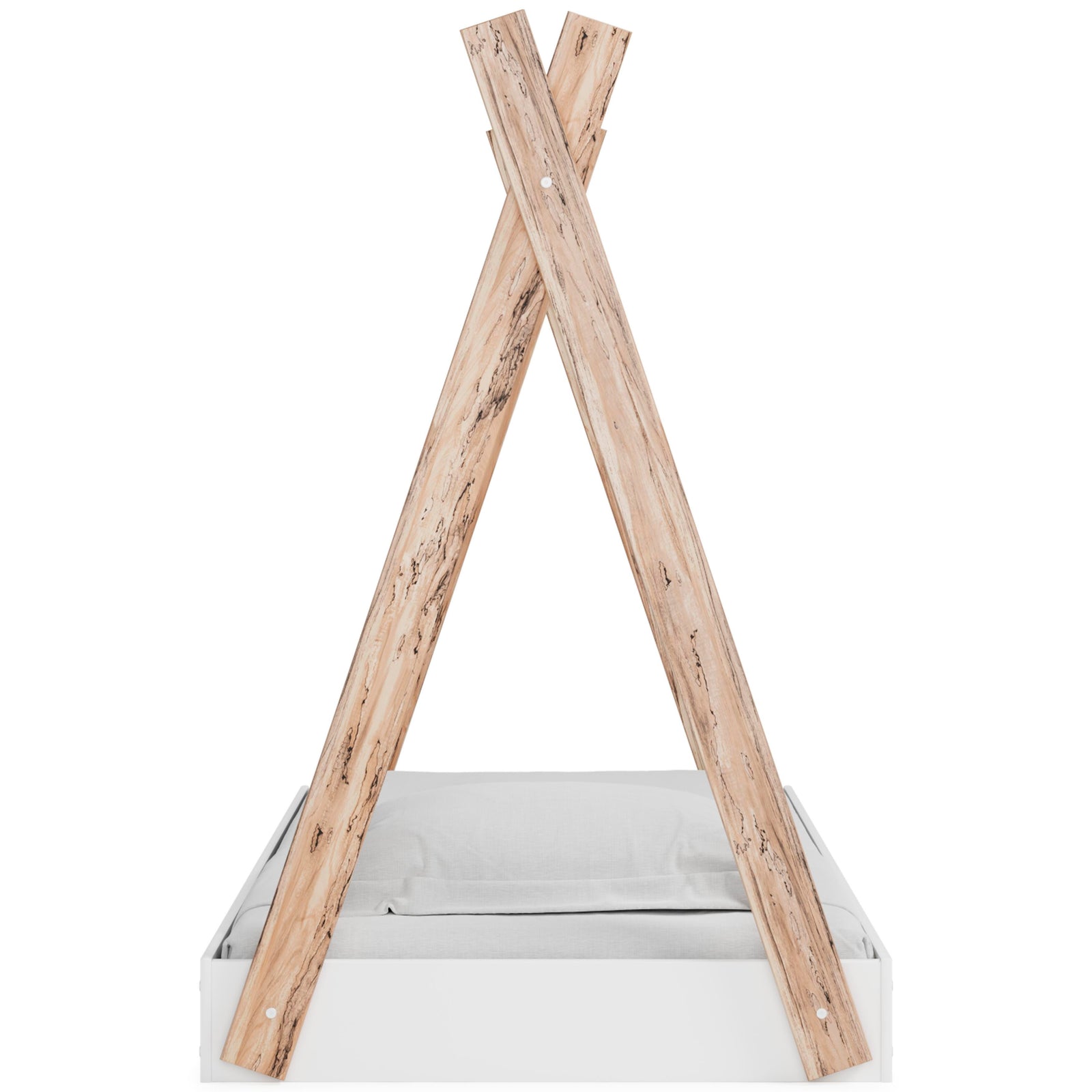 Piperton Tent Complete Bed in Box (Youth) - Two-tone Brown/White  (EB1221-SI) - Image 13