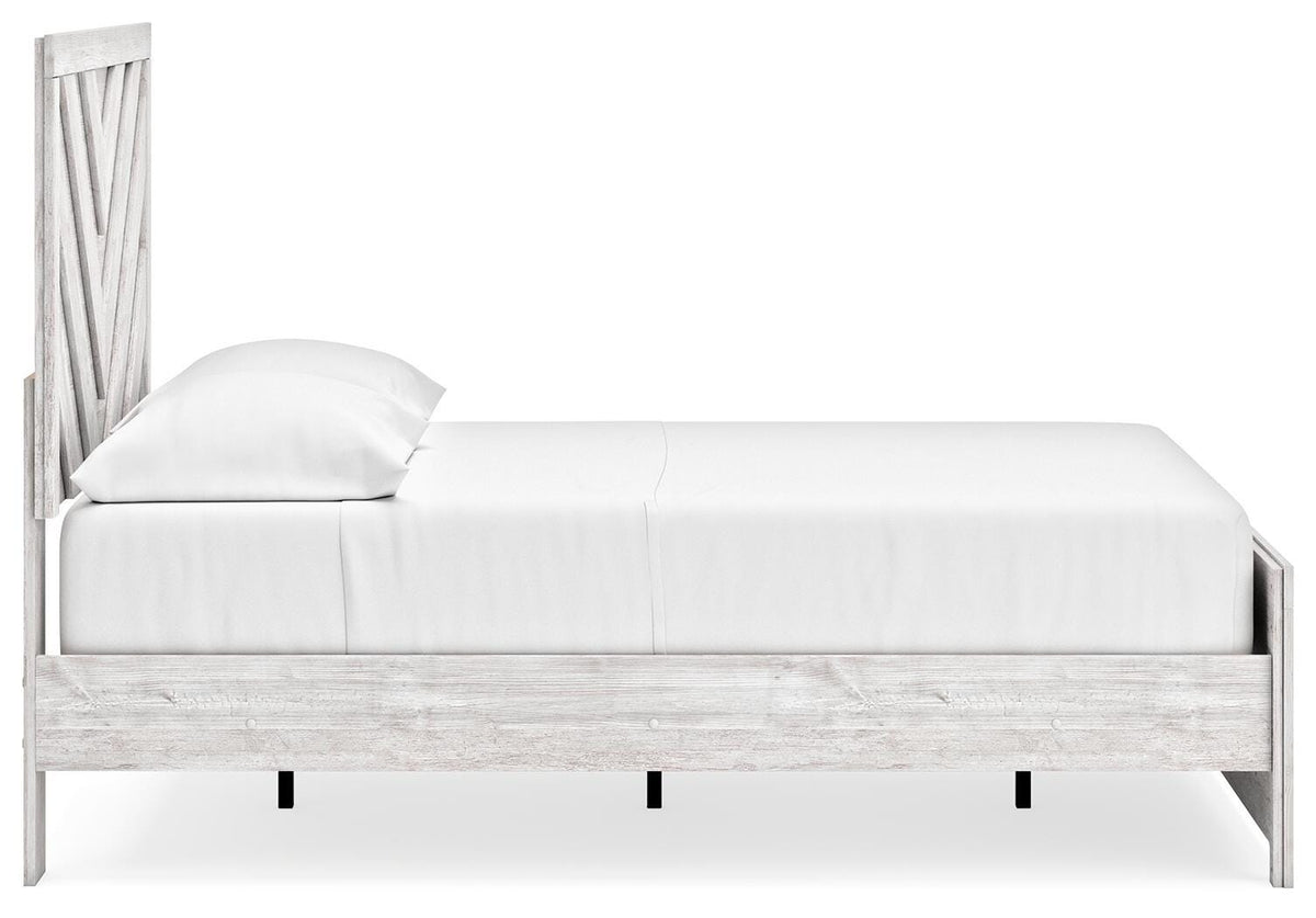 Cayboni Panel Bed, Dresser and Mirror - Whitewash  (B3788-SI) - Image 15