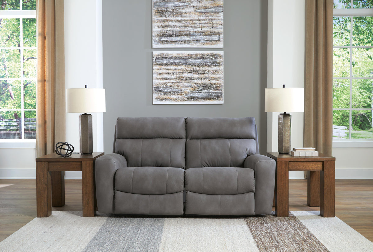 Next-Gen Durapella 2-Piece Power Reclining Sectional Loveseat (61003-SI) - Image 2