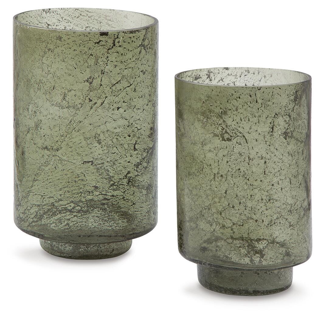 Clarkton Candle Holder Set (Set of 2) (A2000623-SI)