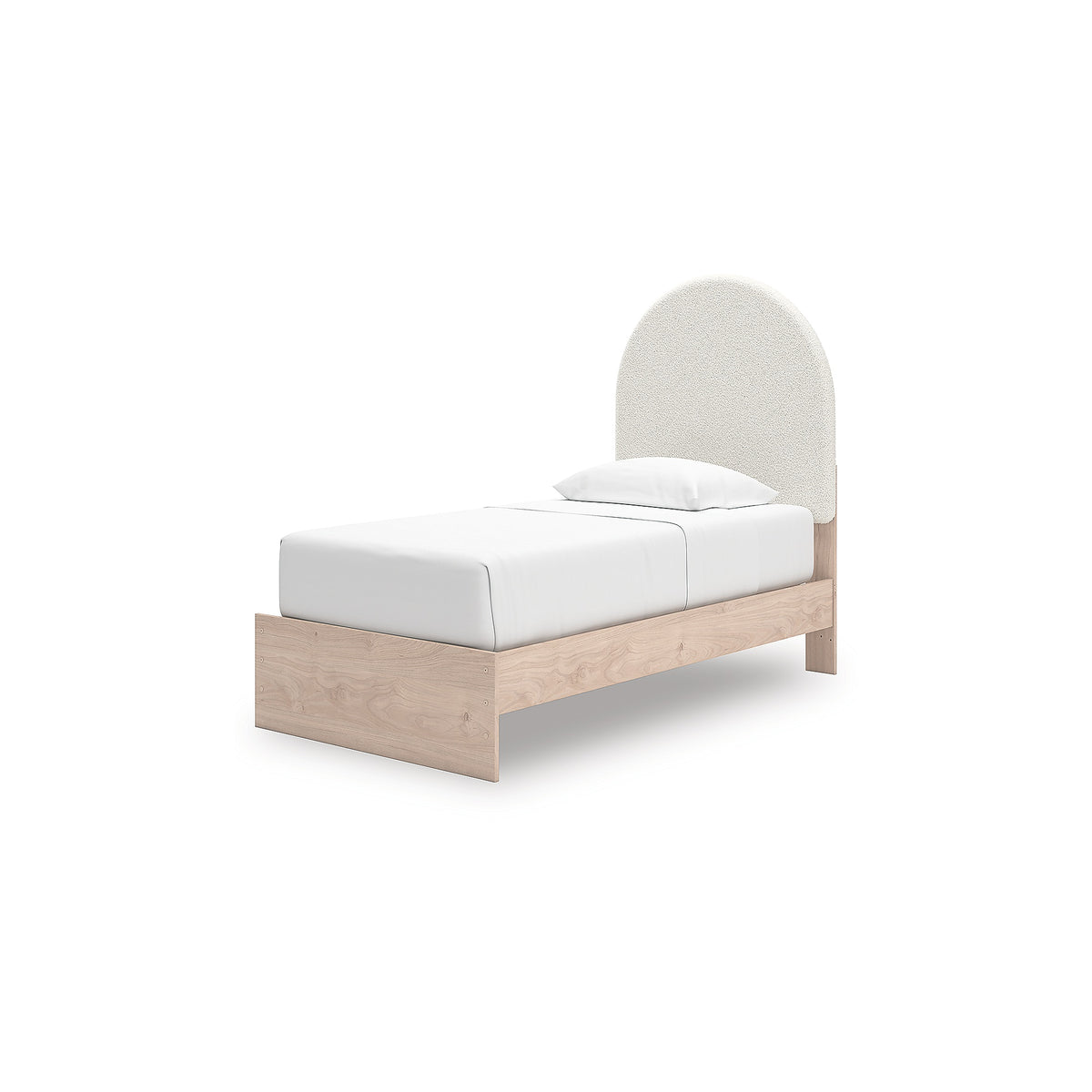 Arloster Twin Upholstered Panel Bed with Storage (PCB1566-SI) - Image 2