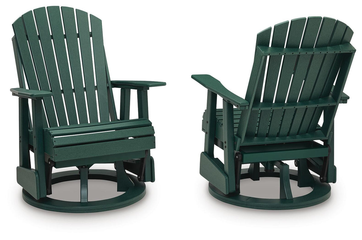 Shell Beach Outdoor Loveseat Glider (PCP115-SI) - Image 10