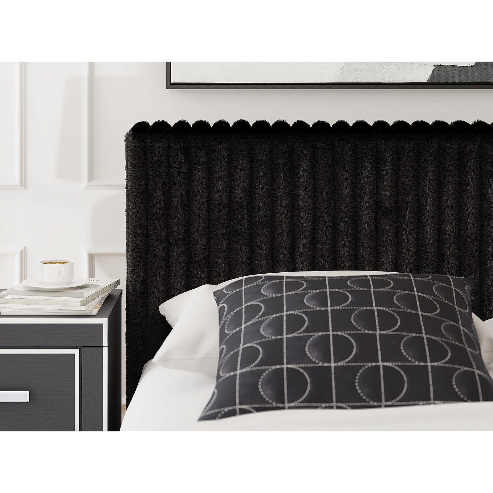 Zuraleus King Upholstered Bed (PCB3380-SI) - Image 9