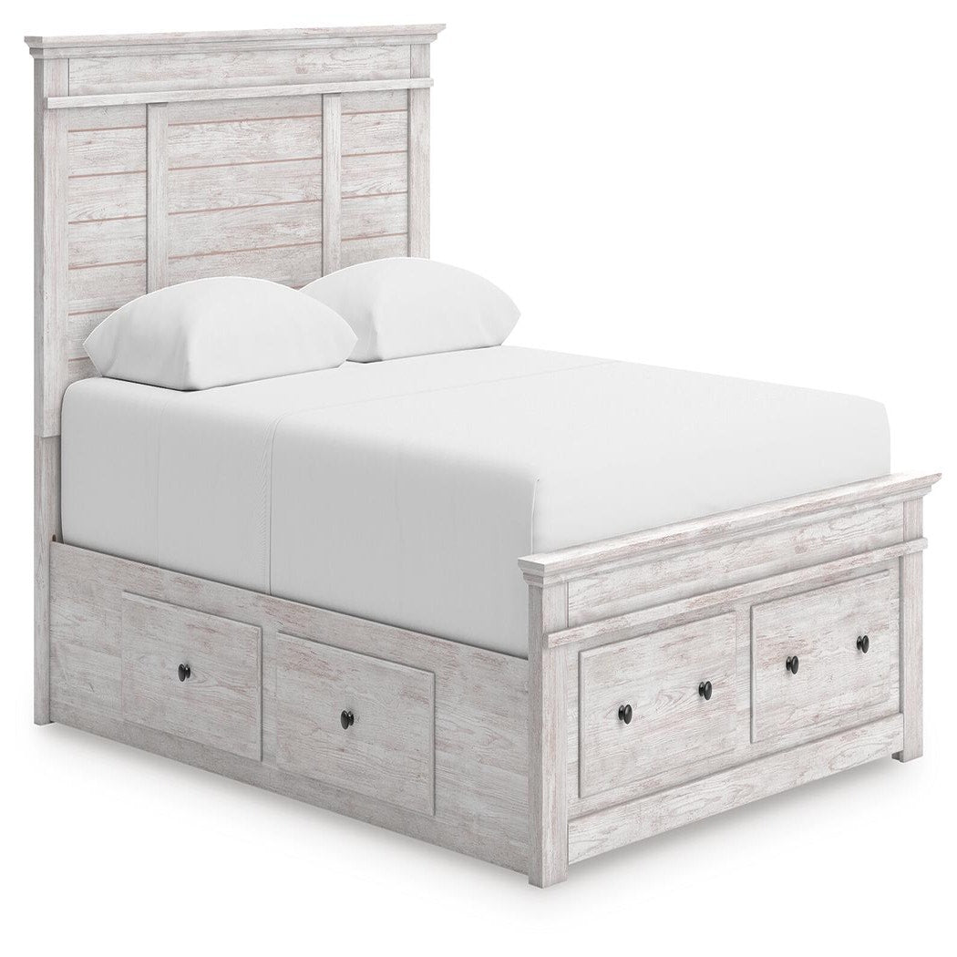Makidern Queen Panel Storage Bed (PCB1171-SI)