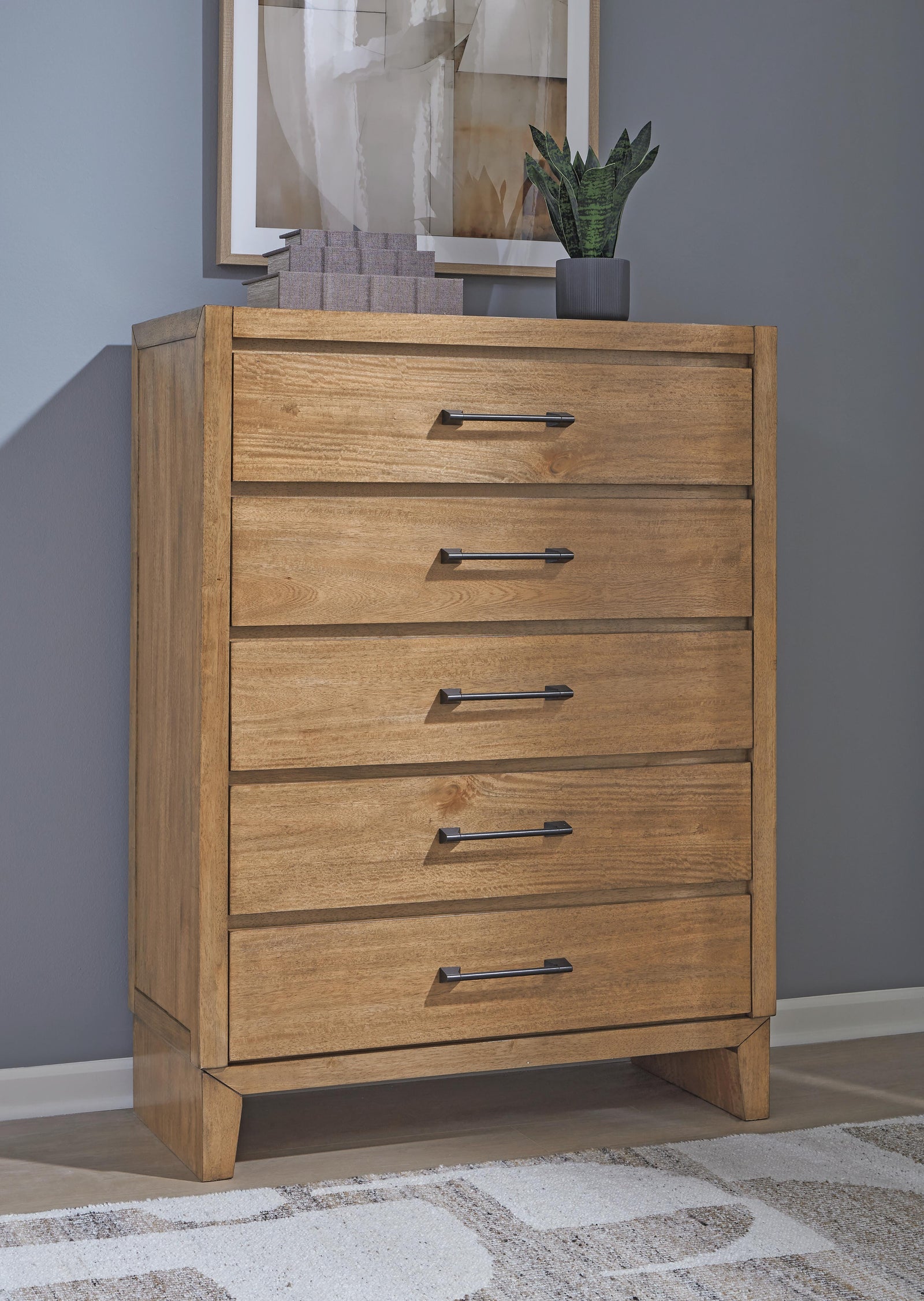 Sherbana Chest of Drawers - Light Brown  (B833-SI) - Image 6