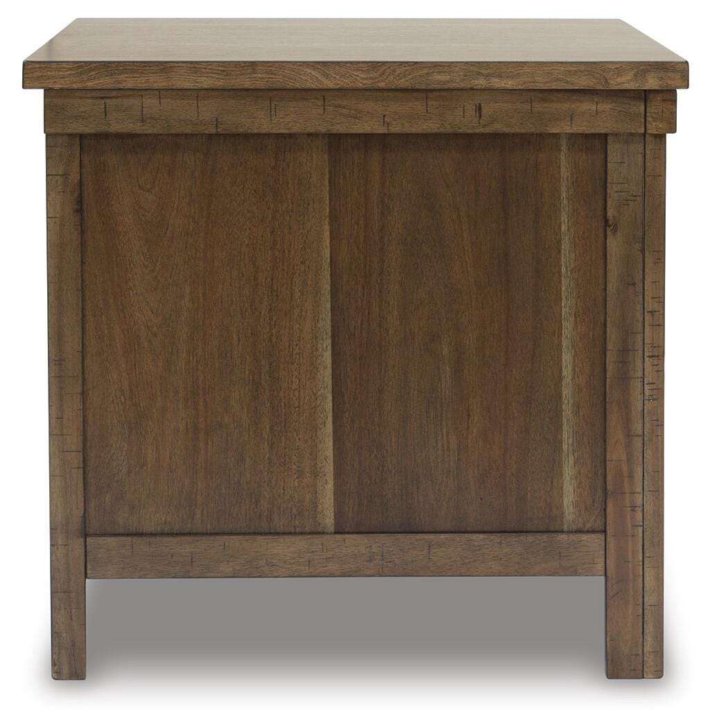 Moriville Lift-top Coffee Table and 2 End Tables - Grayish Brown  (T731-SI) - Image 7