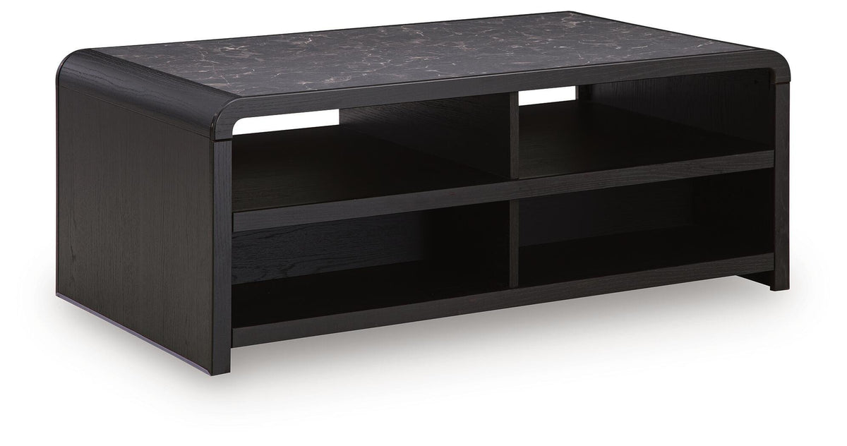 Clanden Coffee Table - Black  (T1540-SI) - Image 4