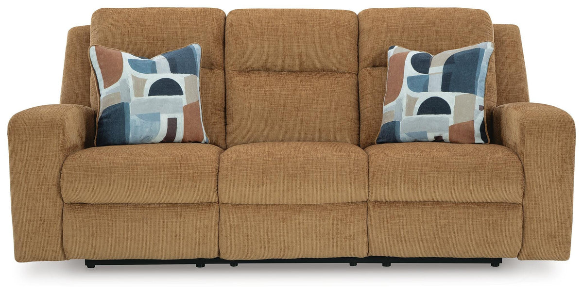 Kanlow Reclining Loveseat with Console (38605-SI) - Image 7