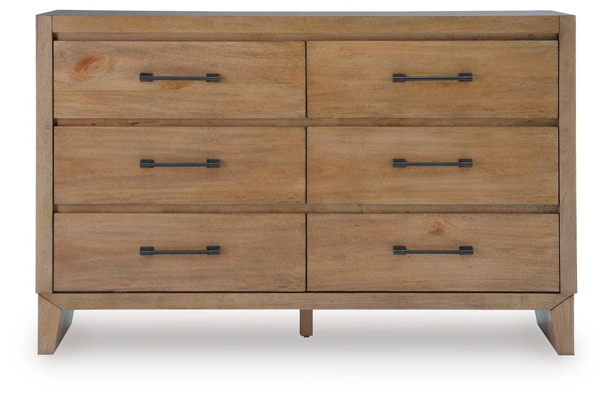 Sherbana Dresser - Light Brown  (B833-SI)