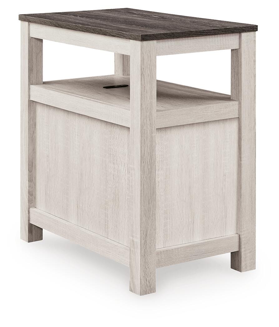 Fendenmore Chairside End Table - Brown Gray/Antique White  (T190-SI) - Image 6