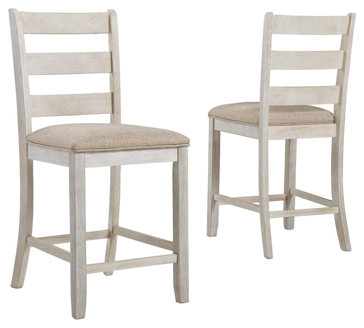 Skempton Counter Height Bar Stool (Set of 2) (D394-SI) - Image 3