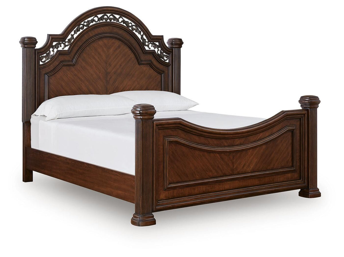 Lavinton Poster Bed and 2 Nightstands (B764-SI) - Image 3