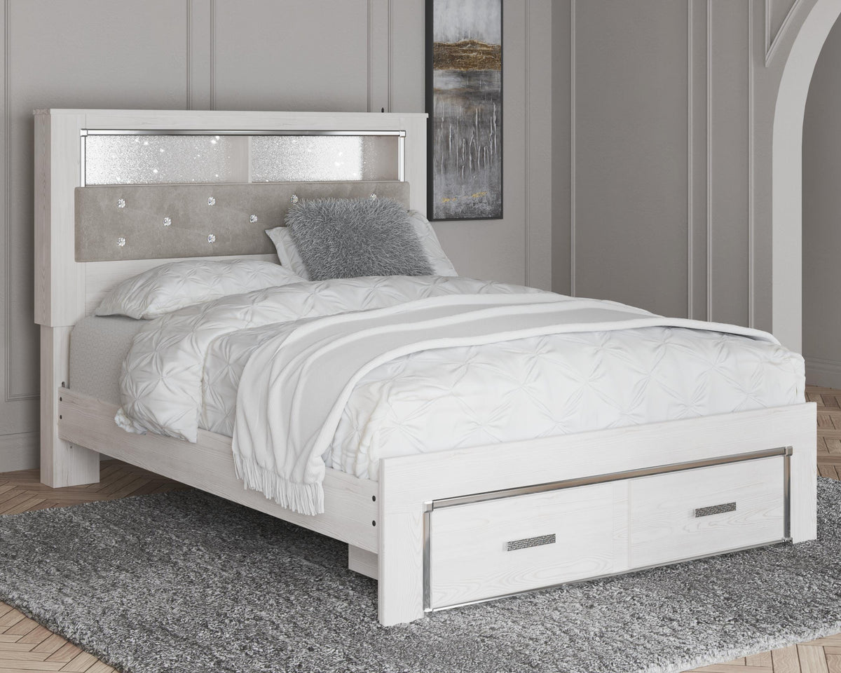 Altyra Panel Storage Bed, Dresser, Mirror and Nightstand - White  (B2640-SI) - Image 25
