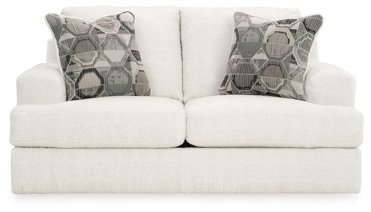 Karinne Loveseat, Oversized Chair and Accent Ottoman (31403-SI) - Image 2