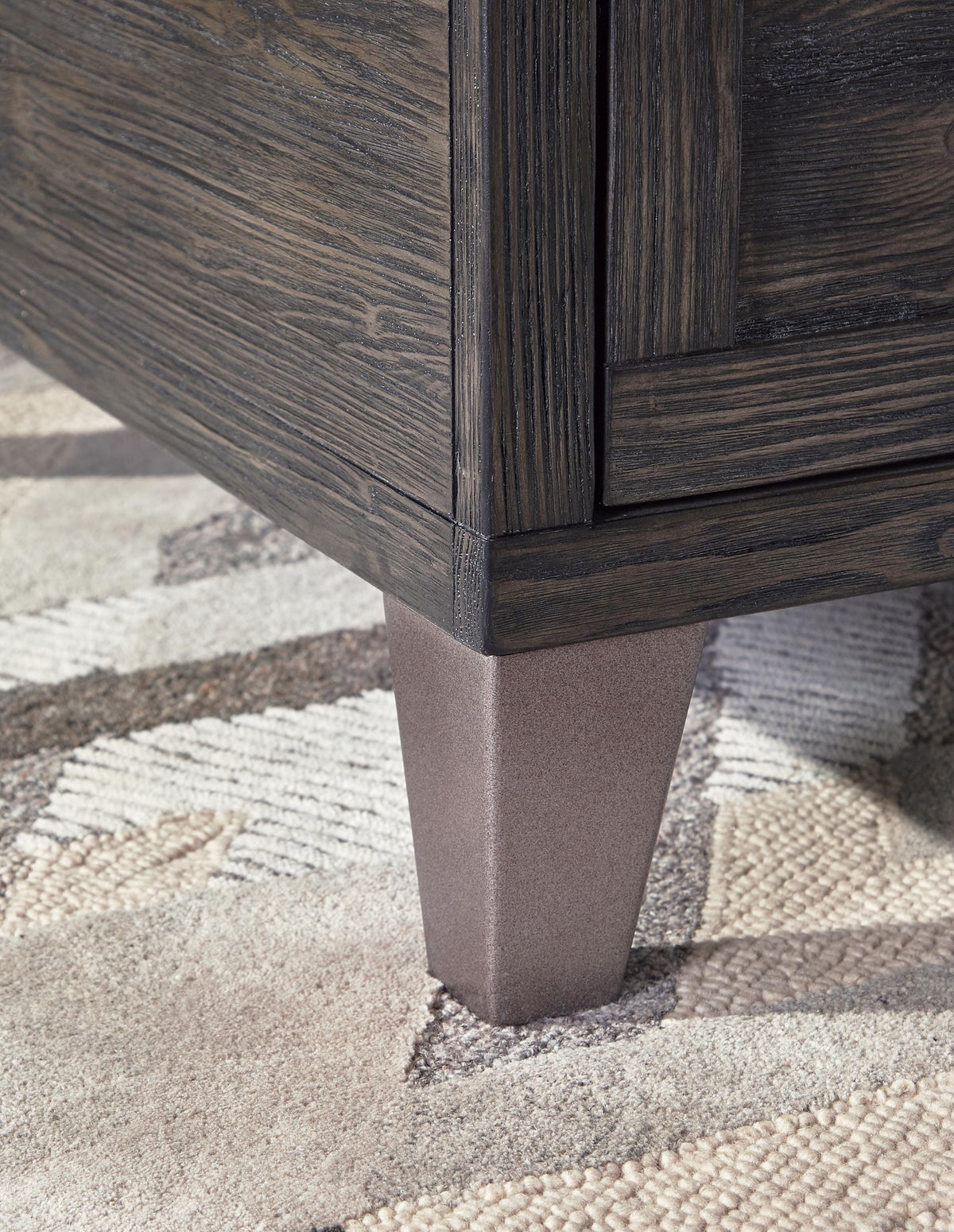Todoe Coffee Table and End Table - Dark Gray  (T901-SI) - Image 7