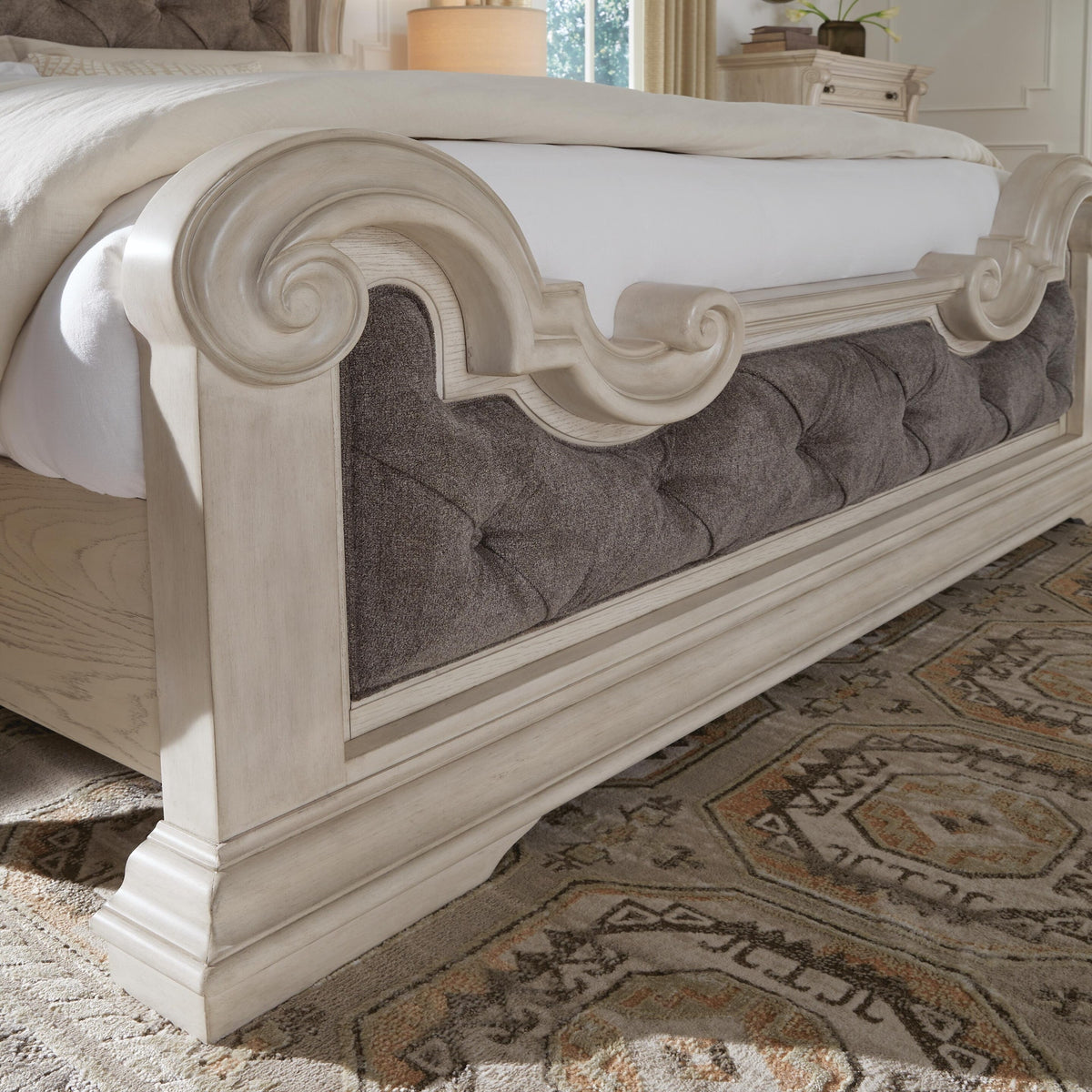Bruchandi California King Upholstered Panel Bed (PCB948-SI) - Image 7