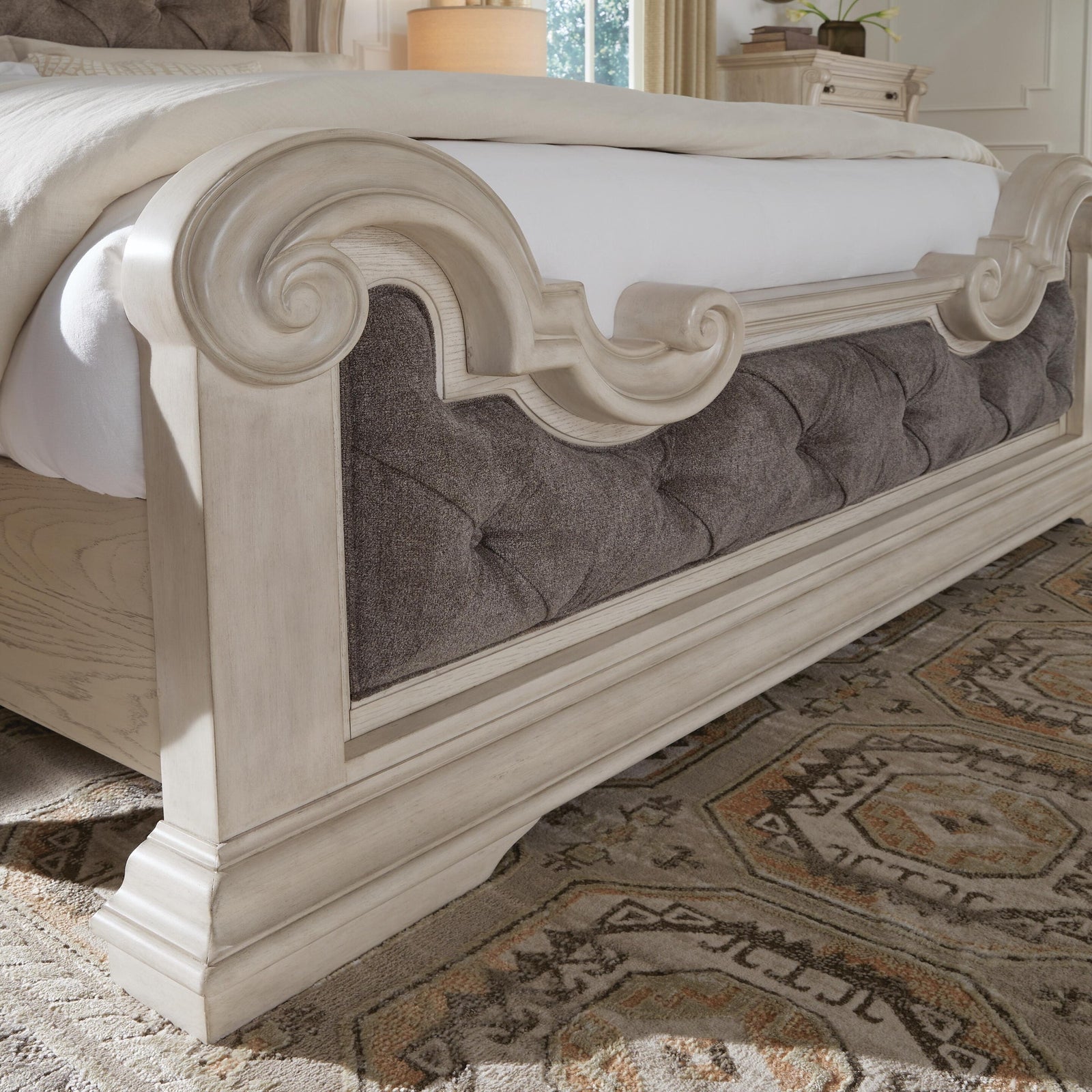 Bruchandi California King Upholstered Panel Bed (PCB948-SI) - Image 7