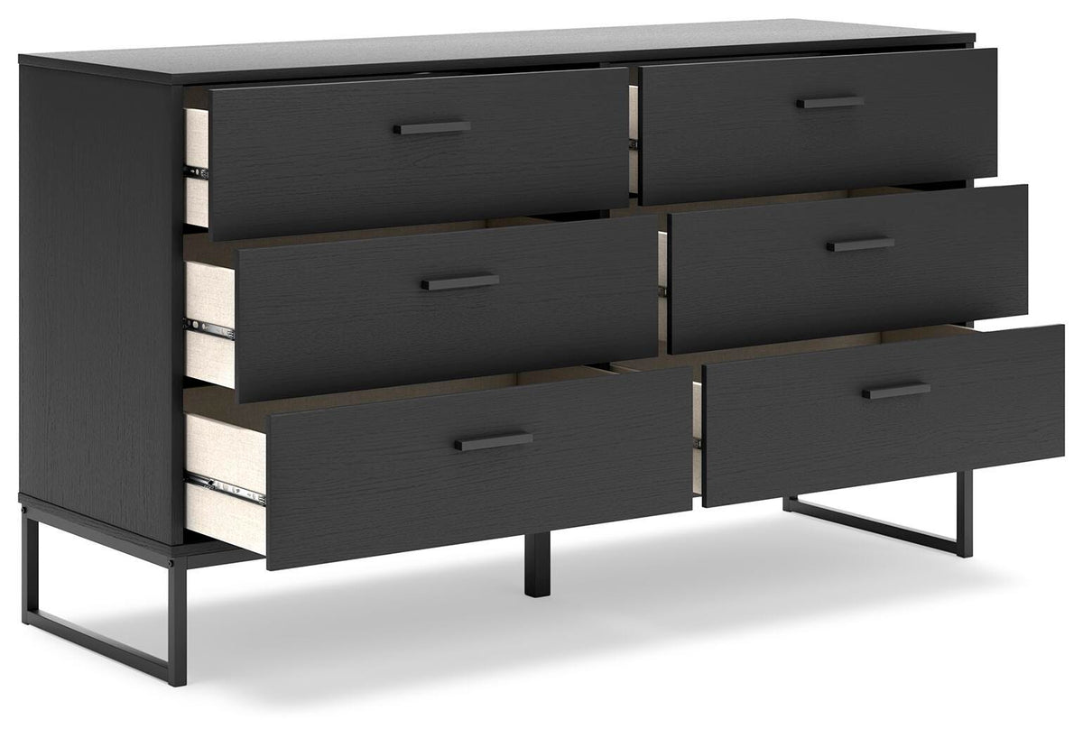 Socalle Panel Platform Bed and Dresser (EB1865-SI) - Image 10