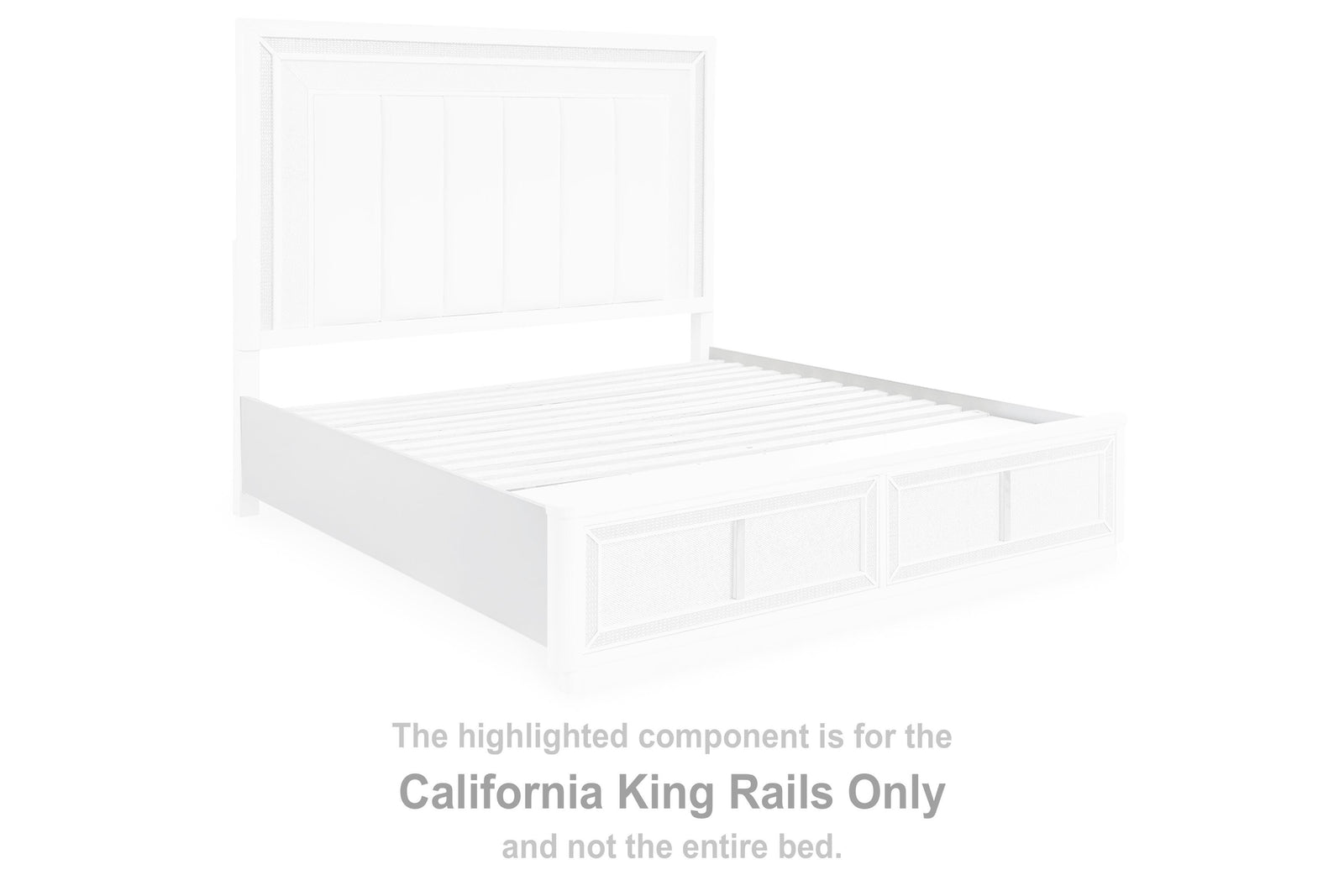 Chalanna Rails - White  (B822-SI) - Image 2