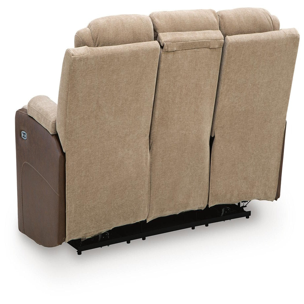 Mixed Motion Power Reclining Loveseat with Console (PC83504-SI) - Image 17
