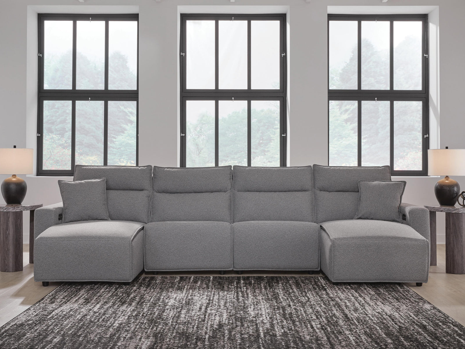 Modmax II 4-Piece Power Reclining Sectional with Chaise (65906-SI) - Image 2