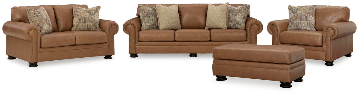 Carianna Sofa, Loveseat, Oversized Chair and Ottoman (57604-SI)