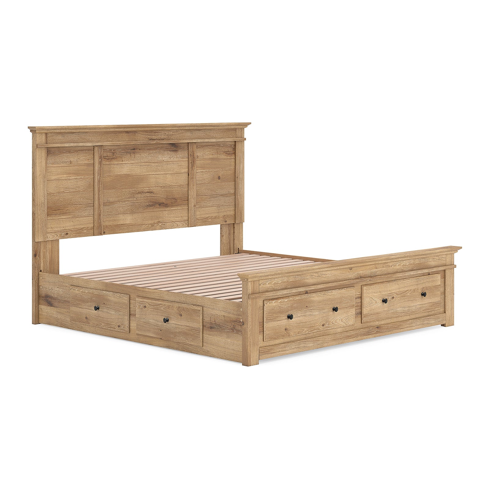 Makidern King Panel Storage Bed (PCB1170-SI) - Image 2