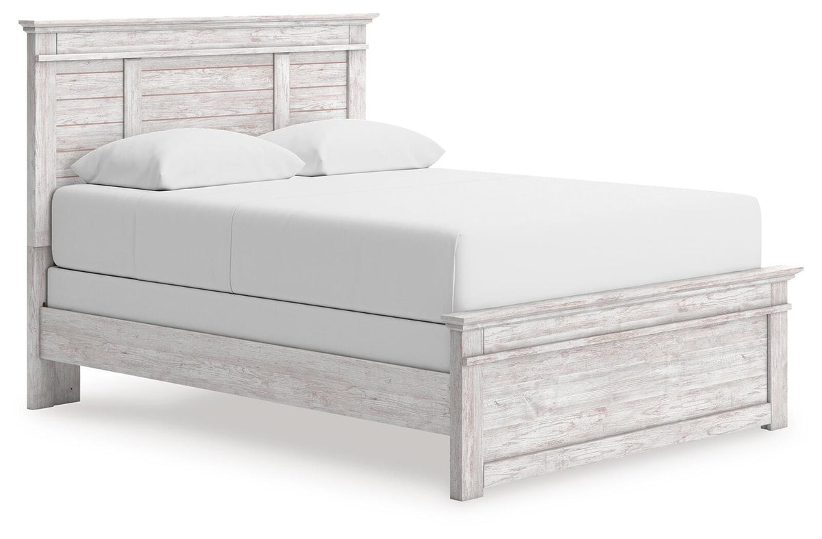 Makidern Queen Panel Bed, Dresser, Mirror and Nightstand (PCB1171-SI) - Image 10