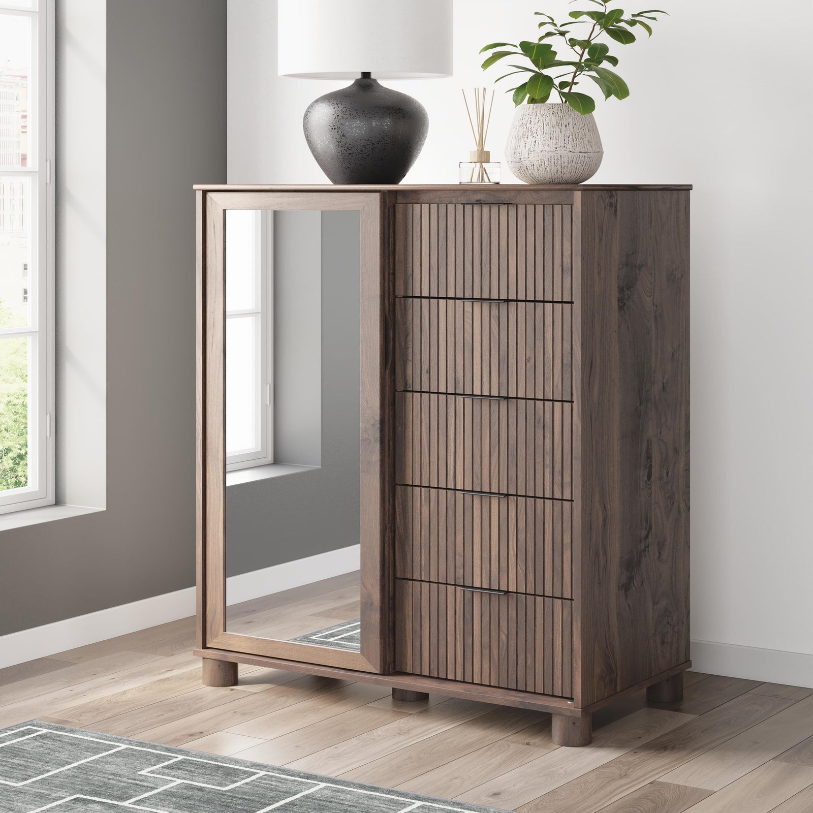 Pamytta Wide Chest of Drawers (PCB2614-SI) - Image 17