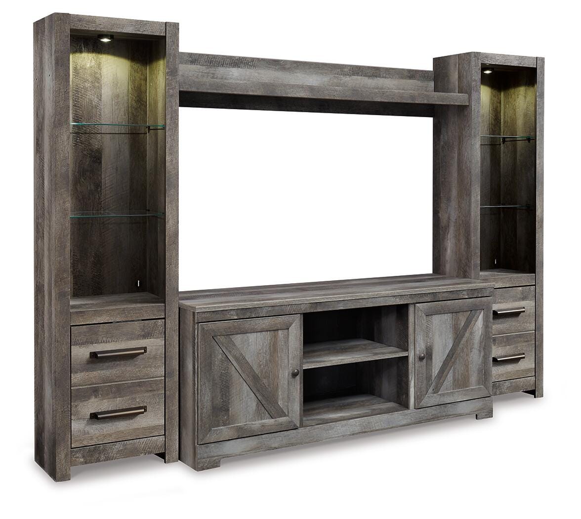 Wynnlow 4-Piece Entertainment Center (W440-SI)