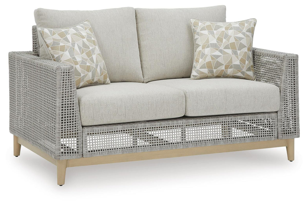 Seton Creek Outdoor Sofa with Cushion (P798-SI) - Image 7