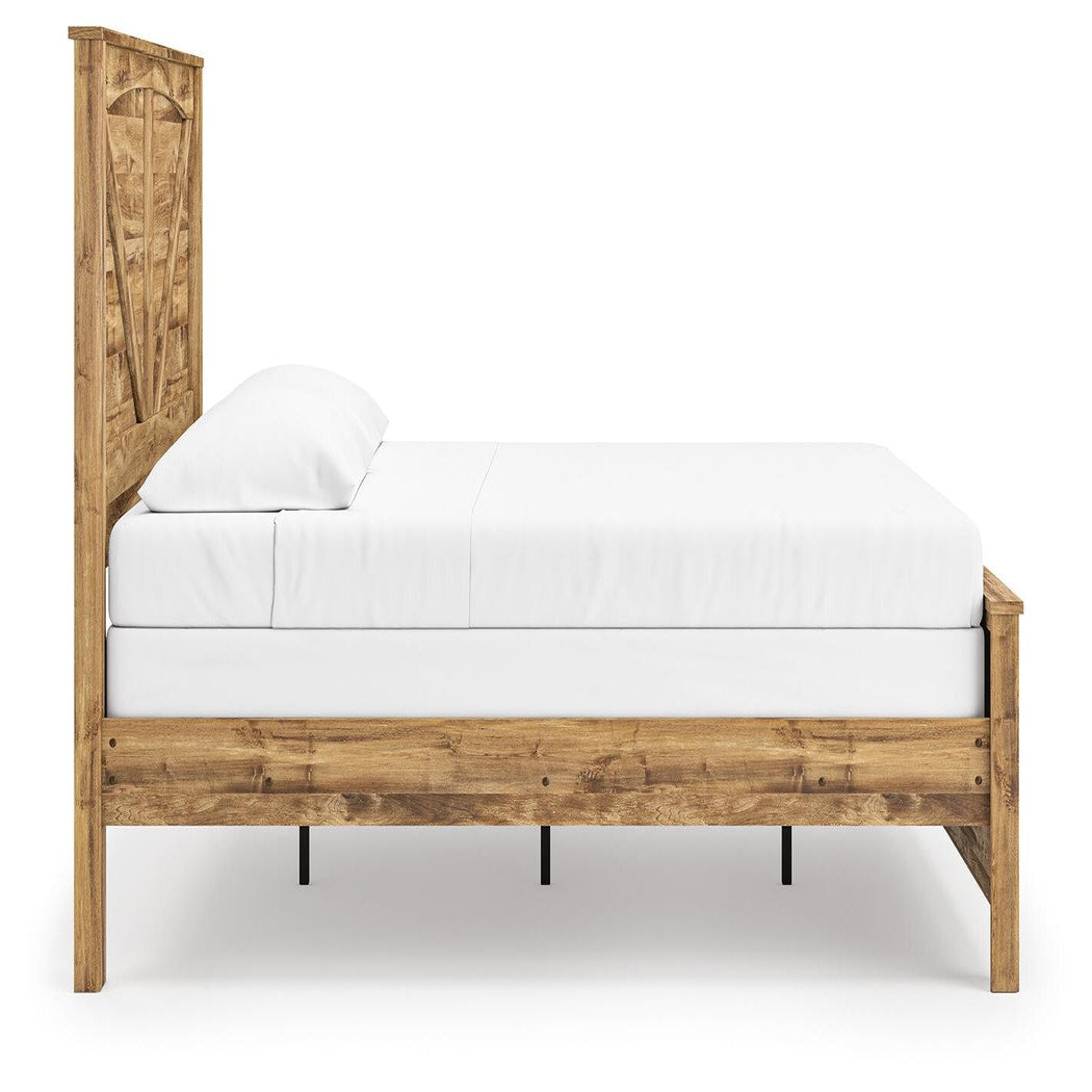 Maystonna King Crossbuck Panel Bed (PCB1580-SI) - Image 7